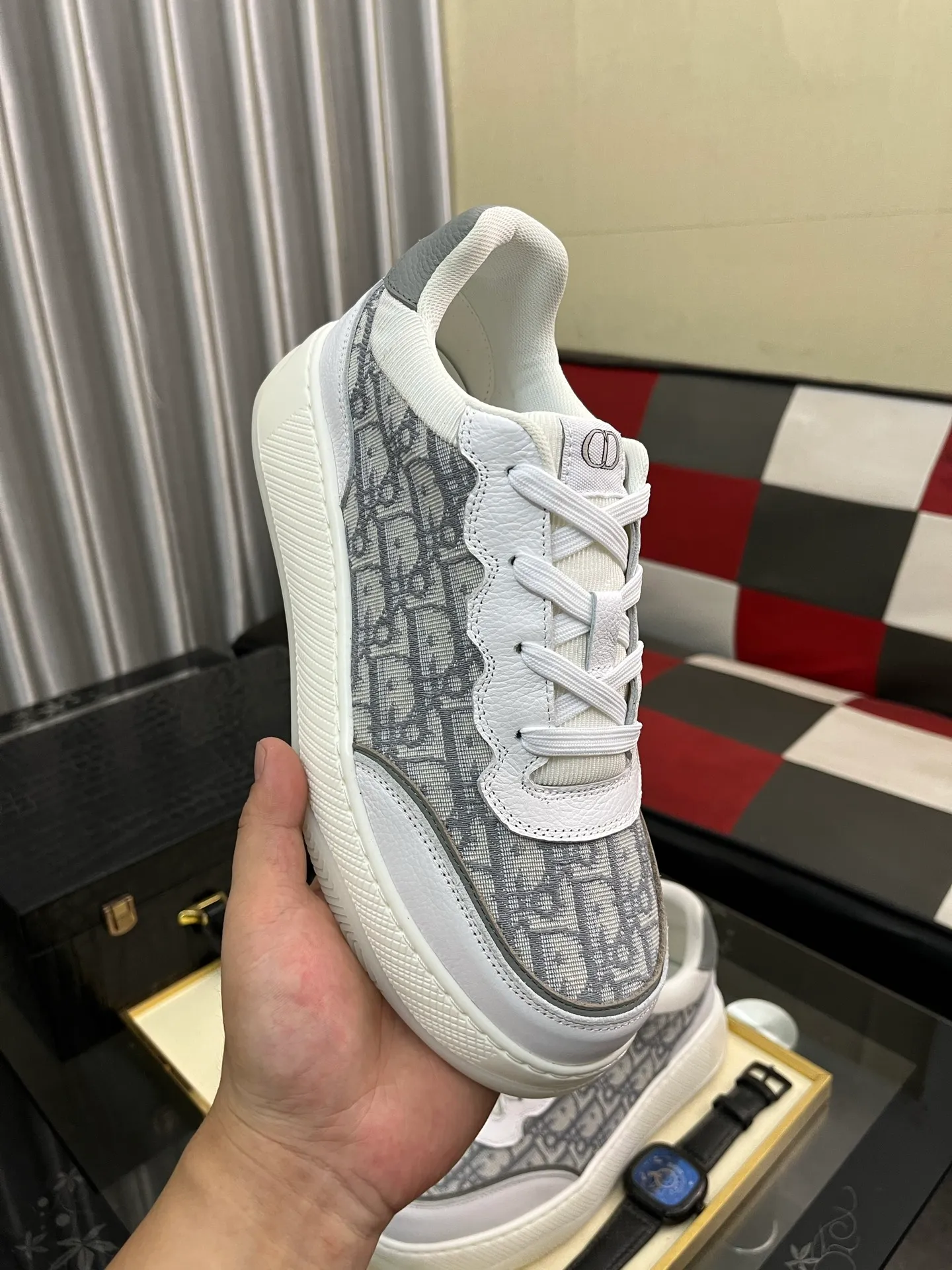 Men's Men's Shoes 💰440⌚️⌚️《DIOR*》The latest and most popular casual shoes, top brand [seduce] luxury~purchasing agent, top~quality. [Strong] The upper is made of imported breathable cowhide with material ➕ breathable sheepskin feet (•) and fine workmanship. Original stylish and stylish soft rubber wear-resistant outsole, light and comfortable on the foot, size: 38-444️⃣colors available